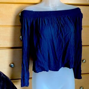 Hollister off the shoulder shirt
